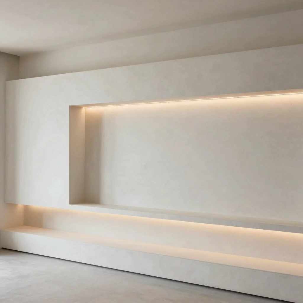 جدارية شاشة مودرن مع إضاءة LED